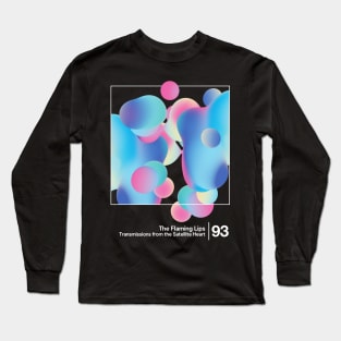 The Flaming Lips / Minimal Style Graphic Artwork Design Long Sleeve T-Shirt